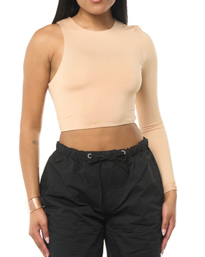 One Sleeve Crop Top